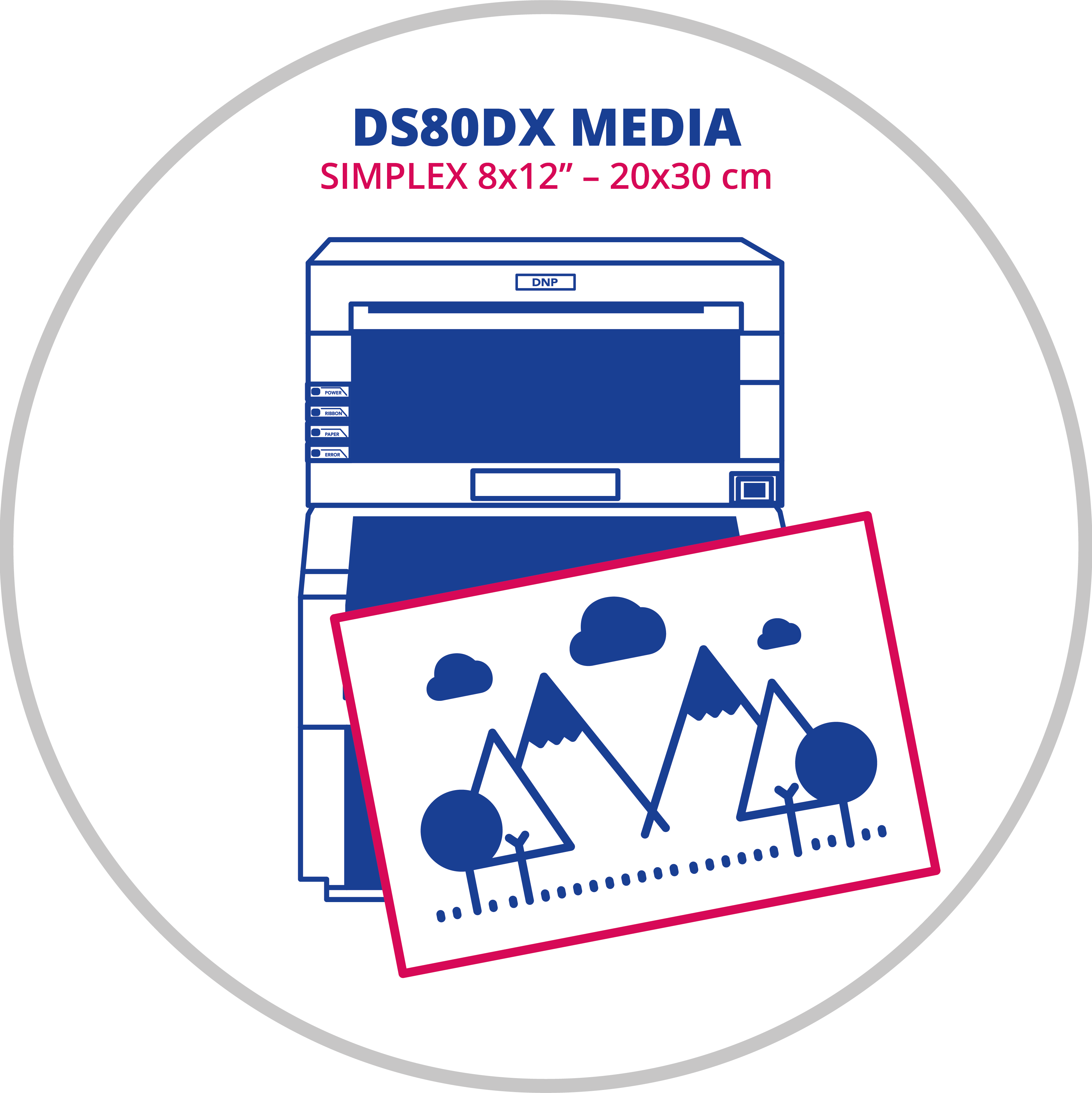 DS80DX Simplex 8x12 - 20x30cm